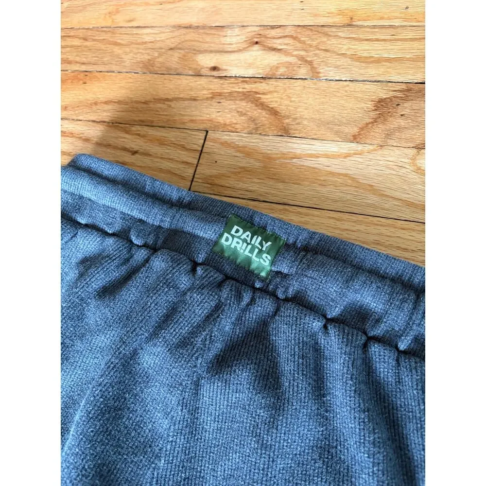 Daily Drills Gray Thermal Resort Pants Size M/L
